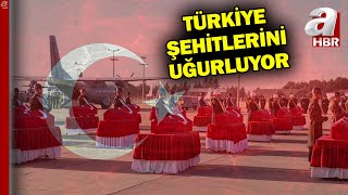 Türki̇ye Yasta Şehi̇tleri̇mi̇ze Son Görev... A Haber