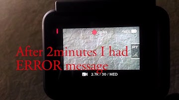 SD Card ERROR FIX!!  GoPro Hero 5
