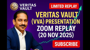 ⏯️ Veritas Vault (VVA) Presentation - Zoom Replay (20 Nov 2025)