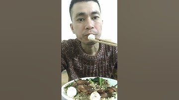 Cơm rang dưa bò /cà pháo siêu ngon ae ơi!mời anh em nhé/ Vu TV Chung