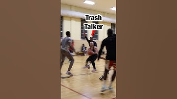 “He’s Trash!”🗣🤣 #marthreenez #basketballtrashtalk #hoopers #trashtalker #basketballchallenge