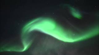 Time lapse video of Aurora Borealis (Northern Lights)