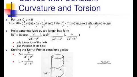 serret frenet equations