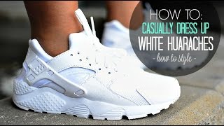 huarache white outfit