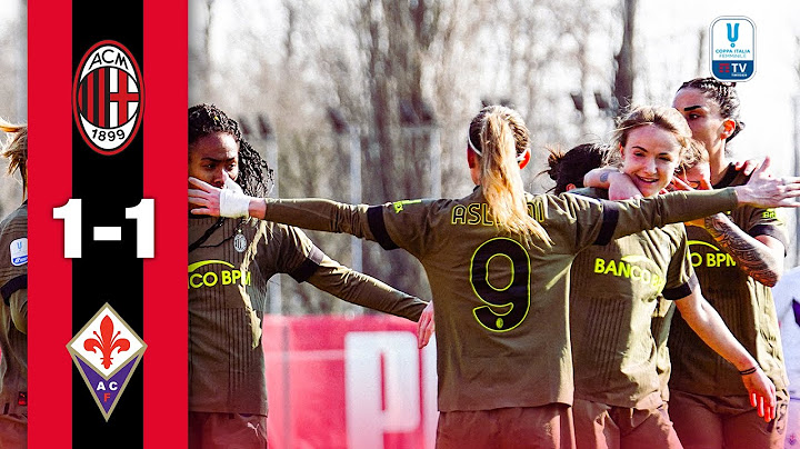 Asllani sends us to the semis | AC Milan 1-1 Fiorentina | Highlights Women's Coppa Italia