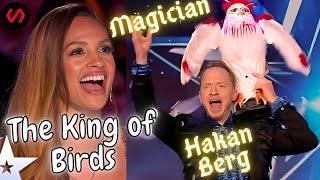 ✅ AMAZING Stage MAGIC TRICK By the KING OF BIRDS | Hakan Berg Magician | Britain's Got Talent.