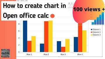 How to create chart in open office calc | open office EP-2 |