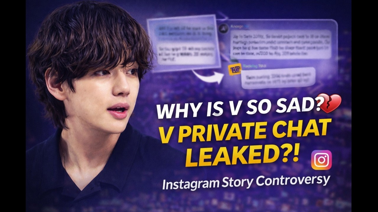 Почему Ви такой грустный? 💔 Утечка личной переписки Ви?! Объяснение скандала в Instagram Stories.