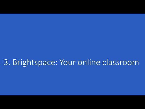 Brightspace  Your Online ALP Classroom