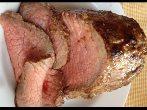 Mustard Garlic Crust in Roast Beef and Horseradish Sauce