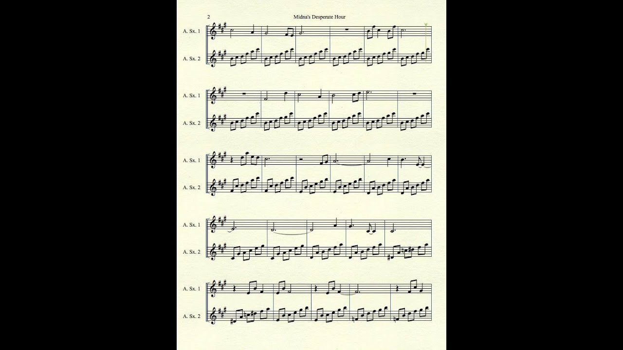 midnas desperate hour for alto sax youtube alto s lament sheet music