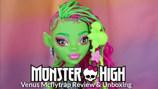 MONSTER HIGH VENUS MCFLYTRAP DOLL Review &amp; Unboxing •JackyOhhh