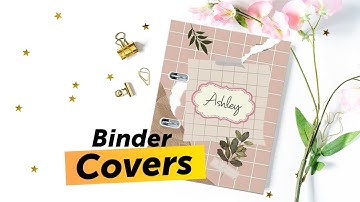 How to Make DIY Binder & Notebook Covers | PicsArt Tutorial