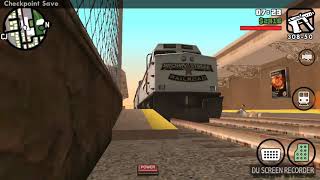 Gta San Andreas Android Gameplay Flying the Train screenshot 5