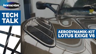 New aerodynamic kit for lotus exige V6 #komotectalk
