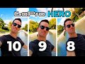 GoPro HERO 10 vs 9 vs 8!!