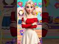 Elss Cosplay By My Talking Angela 2 💖🥰 #youtube #shorts #frozen Elsa