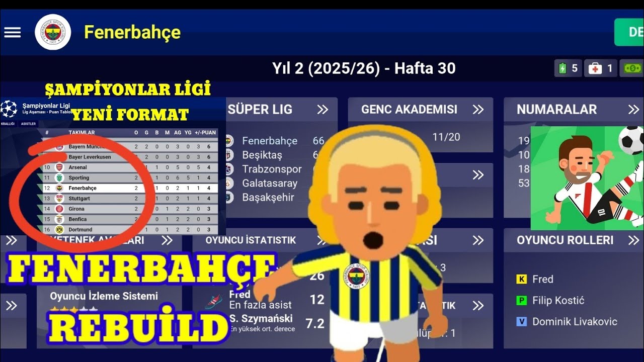FENERBAHÇE REBUILD Secrets Revealed in the NEW ŞAMPİYONLAR LİGİ FORMAT ...