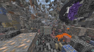 How to expose ores in Minecraft using Command Blocks ( It