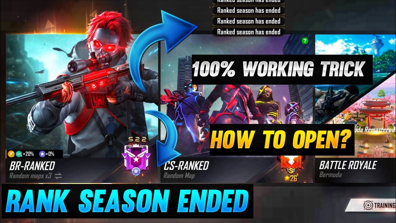 Free Fire Rank Mode Not Opening | free fire rank season has ended problem | Ranked Mode Not Opening