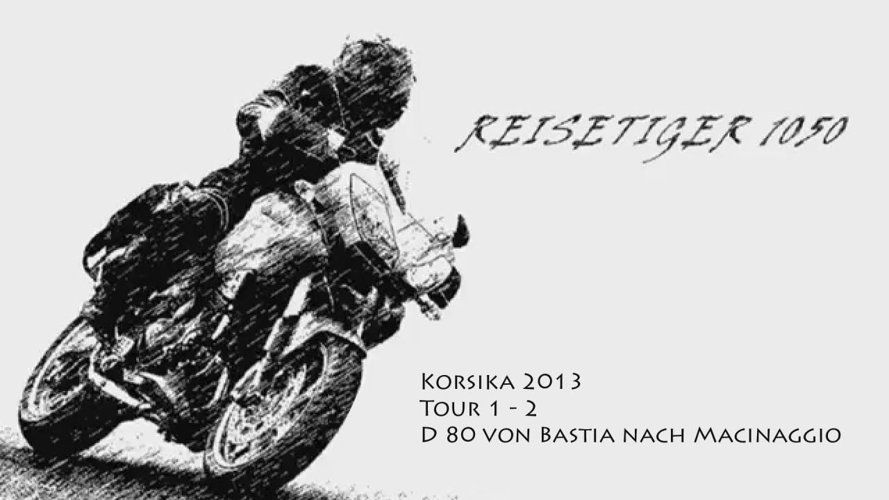 Corsica 2013 Tour 1-1 onboard from Bastia to Macinaggio D80