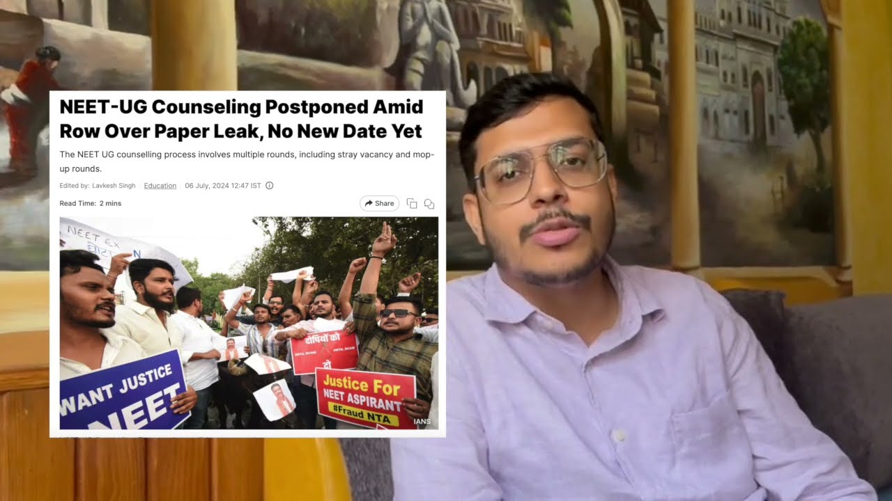 NEET 2024 Counseling Postponed | NEET 2024 Latest News | NTA Latest Update | Re NEET 2024