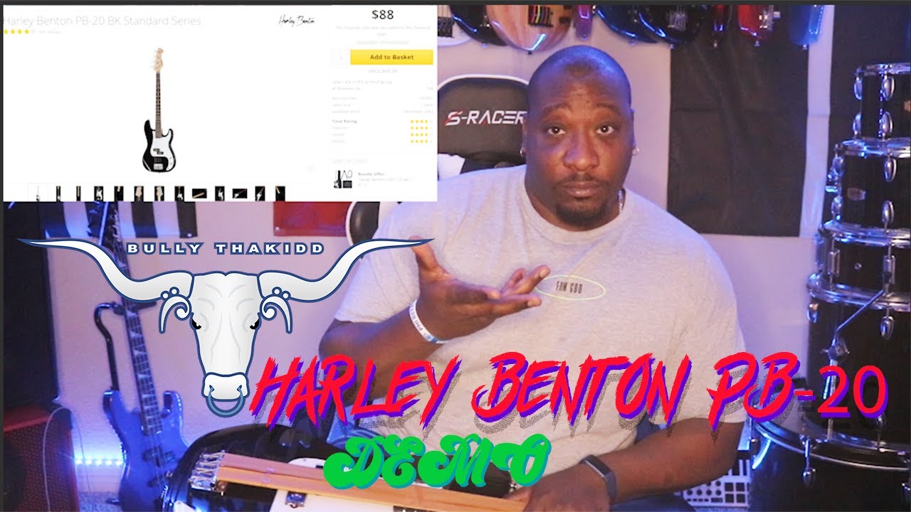 Harley Benton PB-20 BK Standard Series | Убийца крыльев