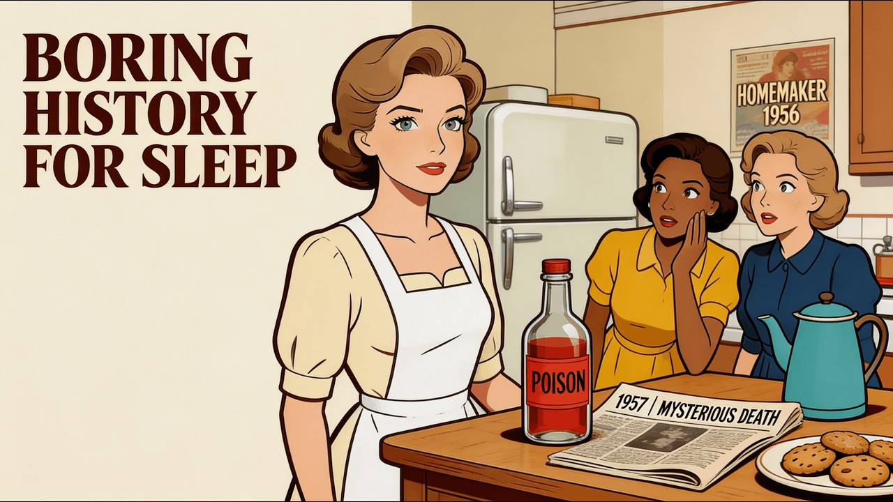 The Quiet Scandals of 1950s Housewives Who Killed | Boring History for Sleep