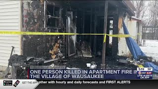 Man dies in Wausaukee fire