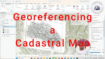 Georefrencing a cadastral Map in ArcGIS Pro