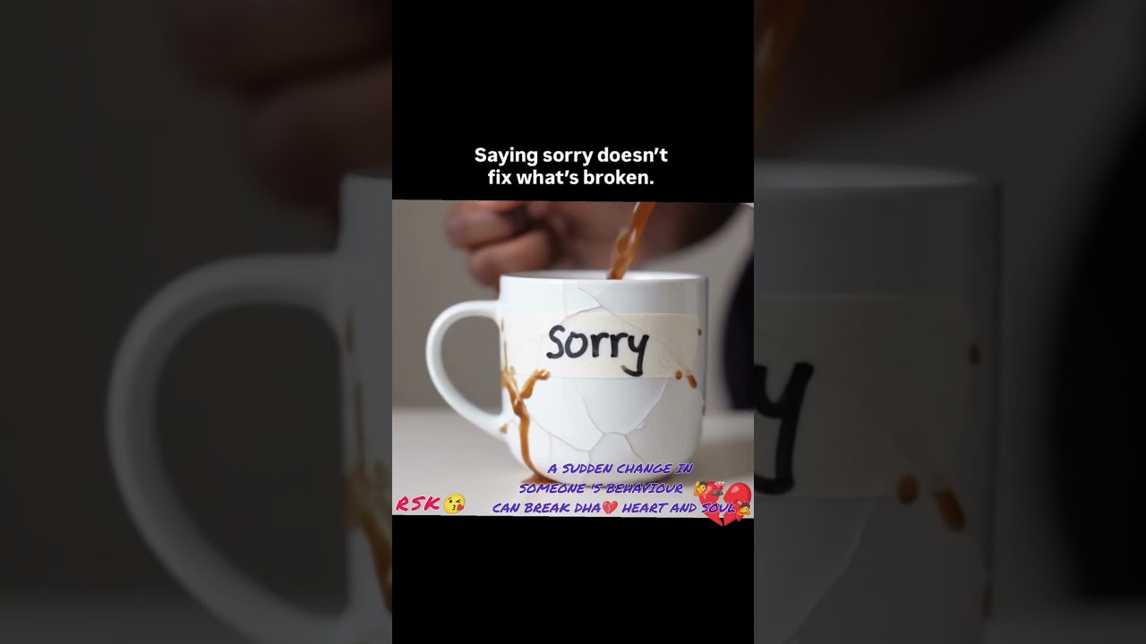 Broken of love never fix permanent 