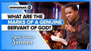 Famous THE MARKS OF A GENUINE SERVANT OF GOD | Prophet TB Joshua Sermon #TBJoshua #Emmanueltv #Scoan Profile