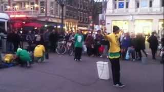Street/Breakdance Performance 'Art of Can' at Leidseplein Amsterdam (NL) 4/2012
