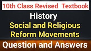Social And Religious Reform Movements 10Th Class English Medium Notes Social Science Notes