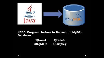 JDBC Program in Java Using MySQL Database | Insert ,Delete , Update  ,Display |