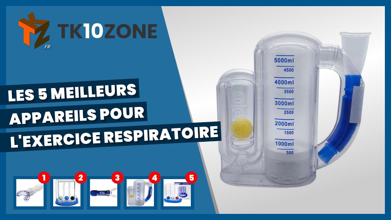 Les 5 meilleurs appareils d'exercice respiratoire ou spiromètres 