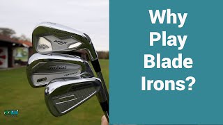 Why do Golf Professionals play blades?