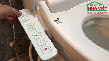 Hướng dẫn sử dụng nắp xịt rửa điện tử gắn bồn cầu INAX CW-H18VN