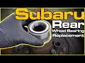 Subaru Outback Rear Wheel Bearing Replacement (Shop Press Method)