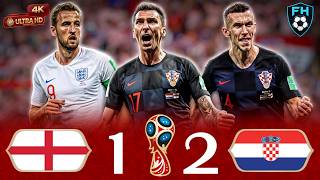 Croatia shocks the world & destroys England's World Cup dream 😱🔥 ● Croatia (2-1) England ¦ 4K 🎬