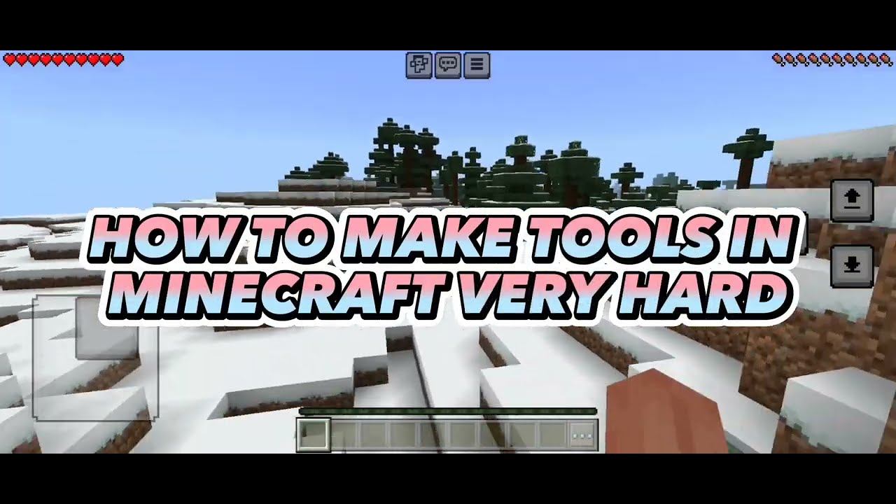 How To Make Tools In Minecraft - YouTube