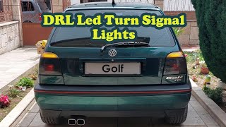 Volkswagen Golf 3 / DRL Streamer Strip Led Turn Signal Light