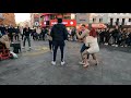 Street performer abh  beat boxing in london ft mini danceoff 4k