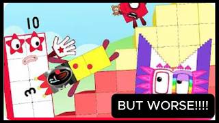 Numberblocks band double triangular numbers BUT WORSE!!!