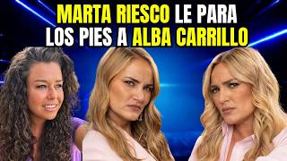 MARTA RIESCO SPEAKS WITHOUT A FILTER AND PUTS HER FORMER FRIEND ALBA CARRILLO IN HER PLACE