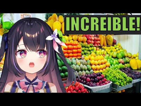 JAPONESA descubre Fruterias en LATAM | Hina Misora Clip