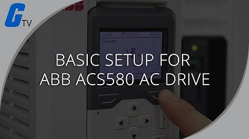 Basic Setup with Start Assistant for ABB ACS580 AC Drive