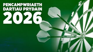 DARTIAU BYW: Pencampwriaeth Dartiau Prydain 2026 | Sylwebaeth Gymraeg | S4C