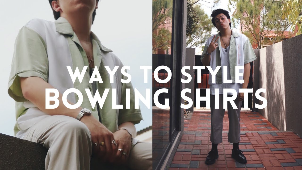 Ways To Style: Vintage Bowling Shirts | 3 Outfits - YouTube
