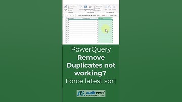 Remove duplicates NOT working in Power Query